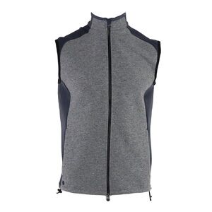 GREYSON Sequoia Luxe Vest in Light Great Heather and Navy